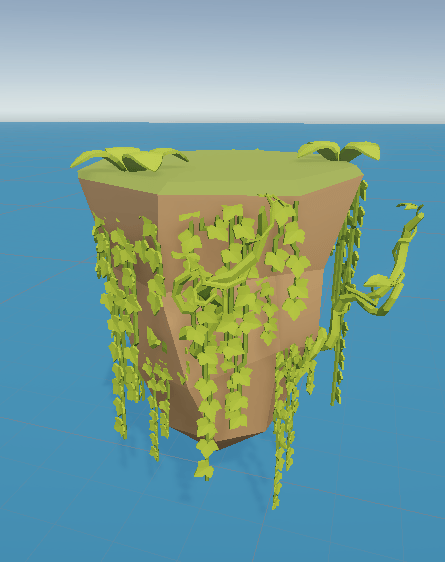 Deep-cut island