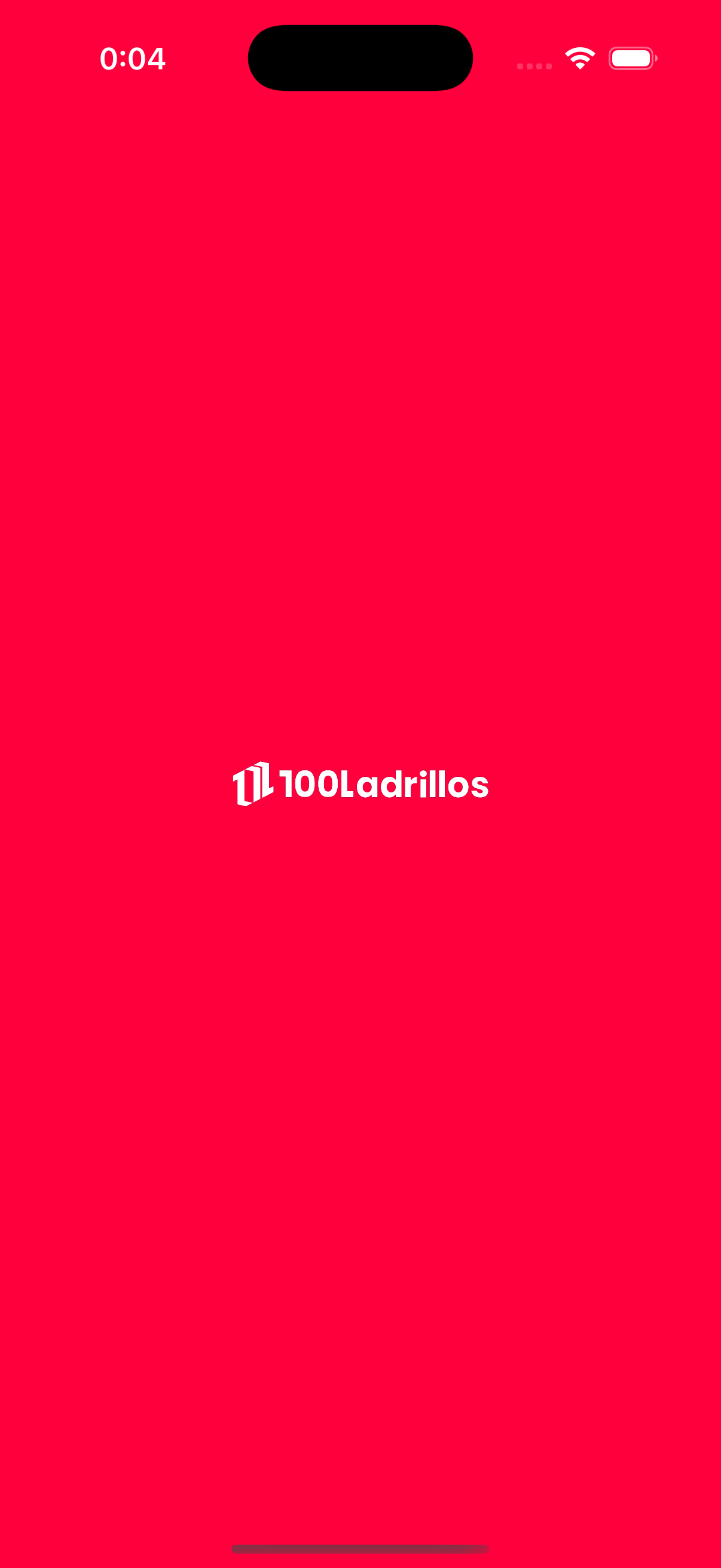 100 Ladrillos — Splash screen
