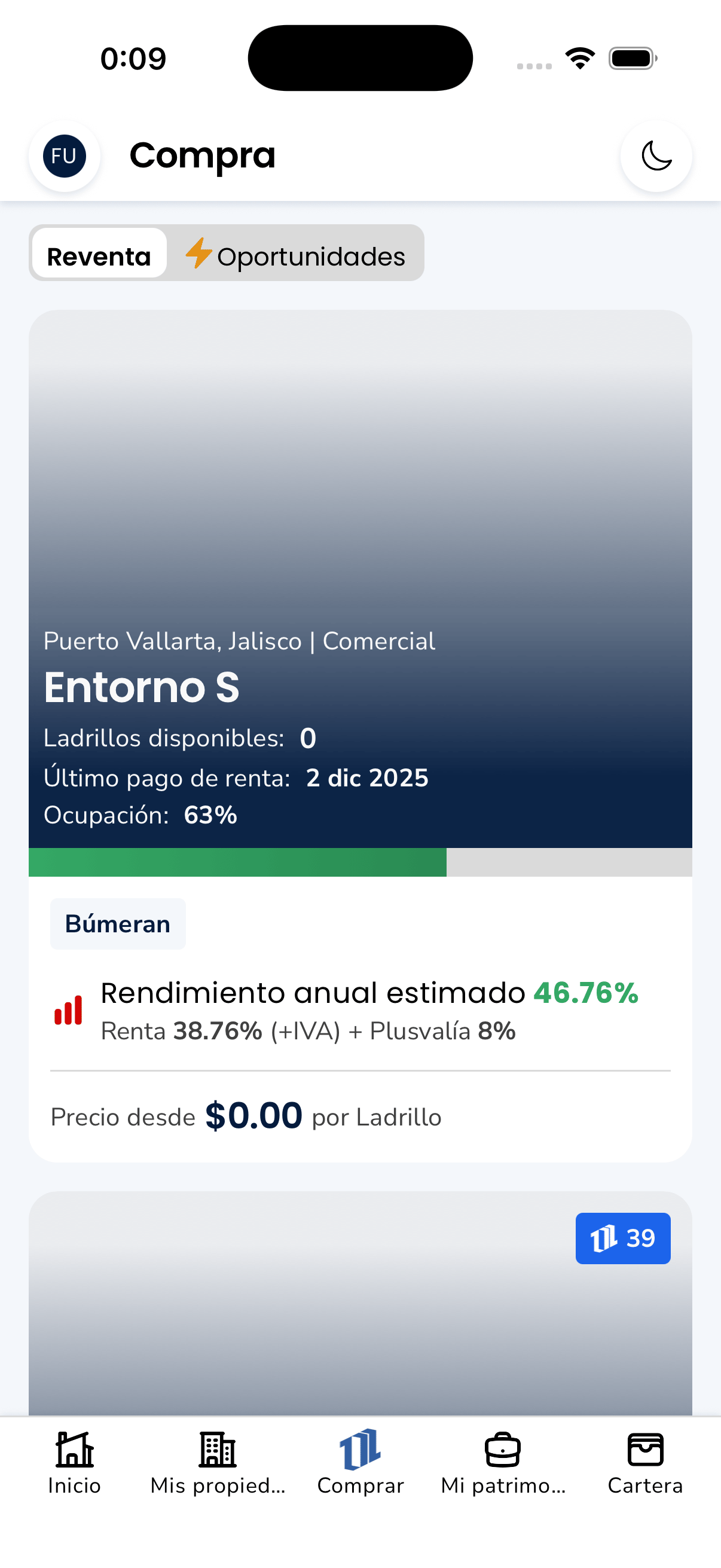 100 Ladrillos — Buying flow