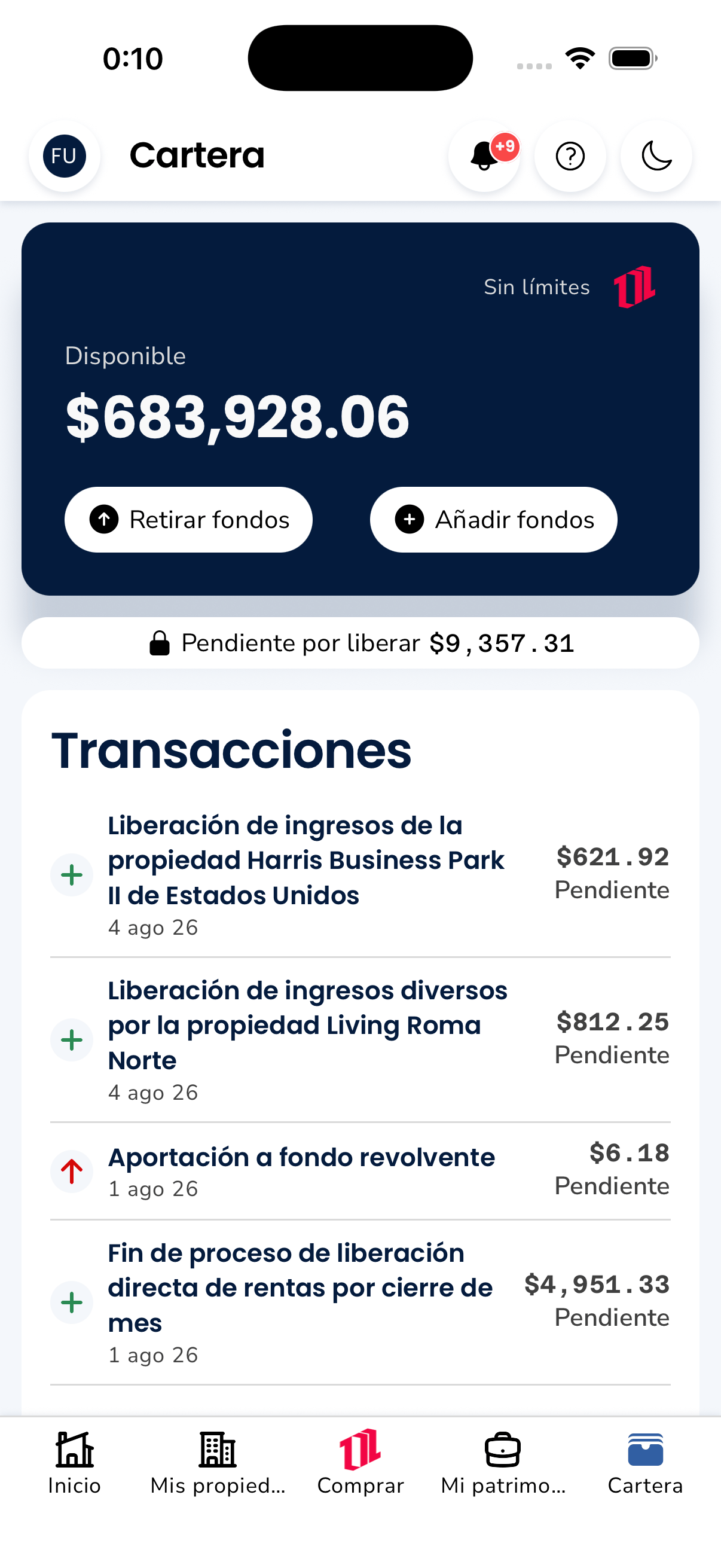 100 Ladrillos — Wallet